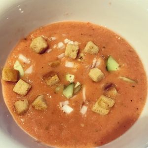 Gazpacho tradicional at Boh in Bellver-de-cerdanya