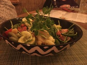 Farfalle pasta salad at Green Loft in Northampton