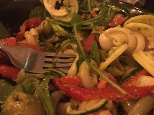 Farfalle pasta salad at Green Loft in Northampton