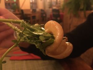 Farfalle pasta at Green Loft in Northampton