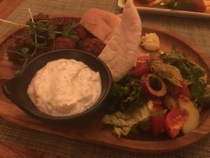 Moroccan falafels   at Green Loft in Northampton