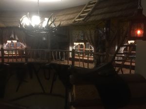 At the top of stairs  at Green Loft in Northampton