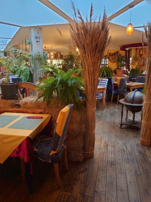 View from our table at Green Loft in Northampton