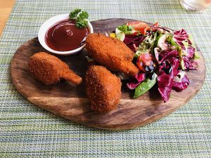 Chick’n drumsticks  at Green Loft in Northampton