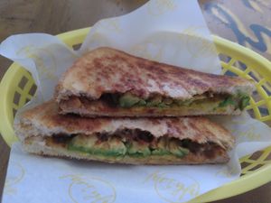 Mush boom toastie (January 2023) at FortyFive in York