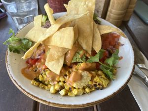 Mexican rainbow bowl #Veganuary at The Mossy in Mossy Point
