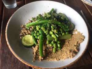 Green bowl   at The Mossy in Mossy Point