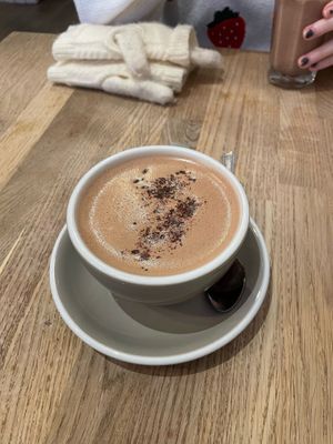 Classic oat hot chocolate at Mrs. Potts Chocolate House in Bristol