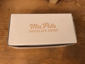 Delivery box  at Mrs. Potts Chocolate House in Bristol