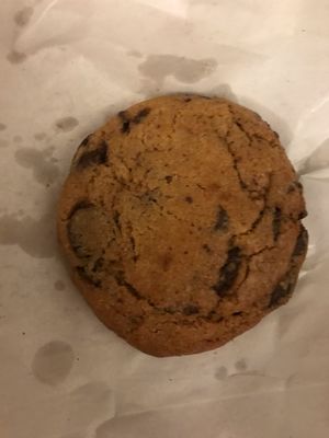 Vegan cookie  at Mrs. Potts Chocolate House in Bristol