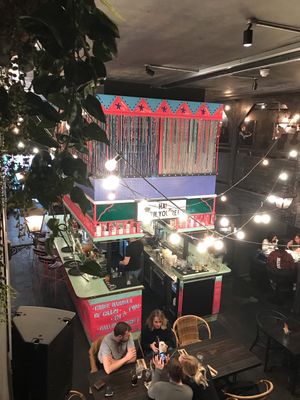 Bar area at Absurd Bird in Bath