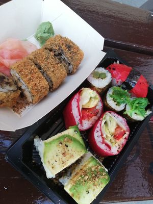 Sushi at VegaMama in Barcelona