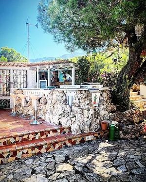 On the rocks Juice bar 🍋🍍🍓 at Casa Tarsan Vegan Eco Lodge in Villalonga