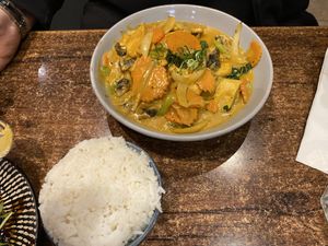 Coconut curry (rice is extra)   at Saigon Kingdom - Hawthorne Drive in Queenstown