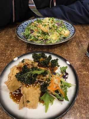 Tofu salad and crispy tofu   at Saigon Kingdom - Hawthorne Drive in Queenstown