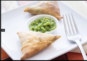 Lentil sambusa at Habesha in Austin
