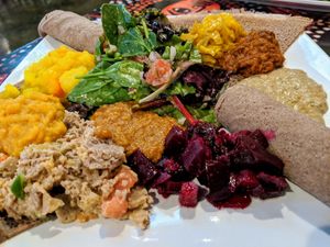 Combo at Habesha in Austin