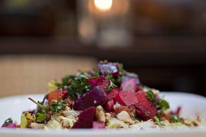 Quinoa Persimmon Salad at Mua in Oakland