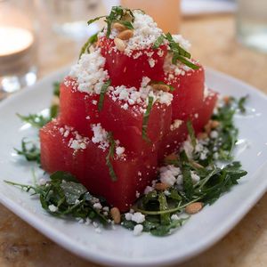 Pressed Watermelon at Mua in Oakland