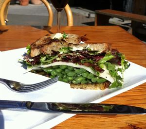 Green Bean Sandwich at Mua in Oakland
