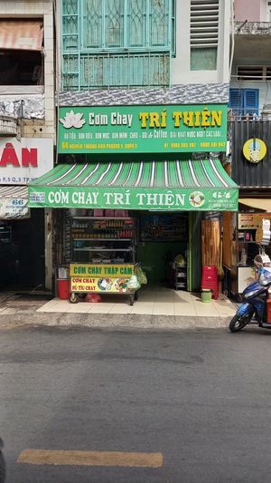 Front of the building at Tri Thien in Ho Chi Minh City