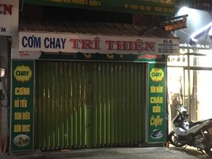 Front entrance (while closed) at Tri Thien in Ho Chi Minh City
