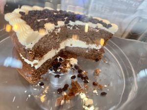 Vegan carrot cake   at The Cult of Coffee in Aberdeen