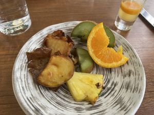 Salad bar   at Terra in Sapporo