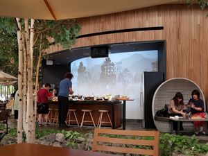 Salad bar at Terra in Sapporo