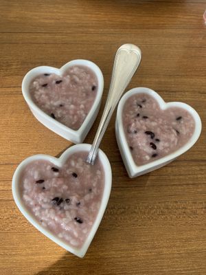 Amazake puddings at Terra in Sapporo