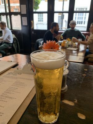 Vegan ale 👌🏽 at The Green Man in London