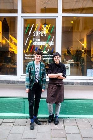 CHARLOTTE & MARIE EVE at Super Fourchette in Brussels