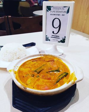 Thai Curry Fish Rice at D'Life Signature 蔬品軒 - Novena in Central Singapore