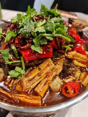 Mala Grilled Hooish ~ 26/12/22 at D'Life Signature 蔬品軒 - Novena in Central Singapore