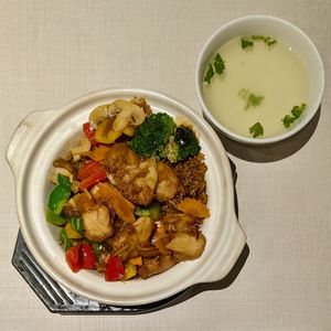 Vegan Claypot Hericium Rice at D'Life Signature 蔬品軒 - Novena in Central Singapore