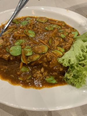 Spicy Tofu with Petai  at D'Life Signature 蔬品軒 - Novena in Central Singapore