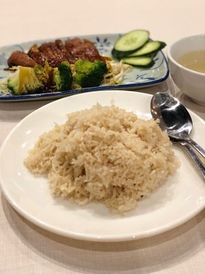 Vegetarian chicken rice  at D'Life Signature 蔬品軒 - Novena in Central Singapore
