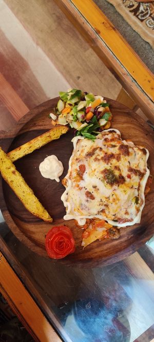 Vegan Lasagna at Renaissance in Manali