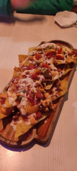 Loaded nachos at Renaissance in Manali