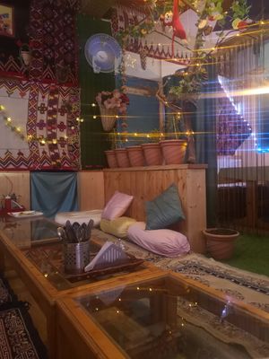 Cosy inside at Renaissance in Manali