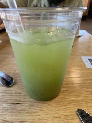 Cucumber ginger apple water #Veganuary at Foodamed in Mc Allen