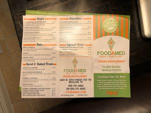 Menu at Foodamed in Mc Allen