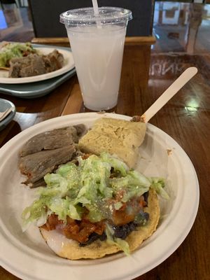 Kind of a bad picture, but SO DELICIOUS at La Vegana Mexicana in Santa Ana