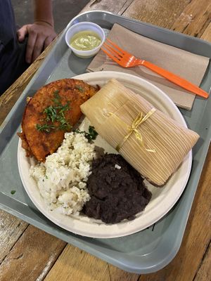   at La Vegana Mexicana in Santa Ana