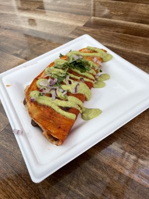 Queso taco  at La Vegana Mexicana in Santa Ana