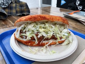 Pambazo   at La Vegana Mexicana in Santa Ana