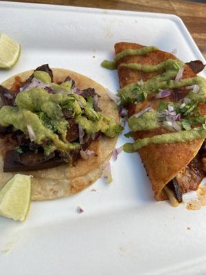   at La Vegana Mexicana in Santa Ana