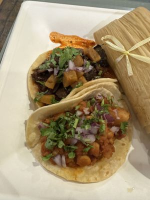   at La Vegana Mexicana in Santa Ana