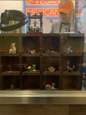 Alebrije figurines!  at La Vegana Mexicana in Santa Ana