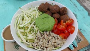 Raiz Buddha bowl at Desde la RAIZ in La Serena